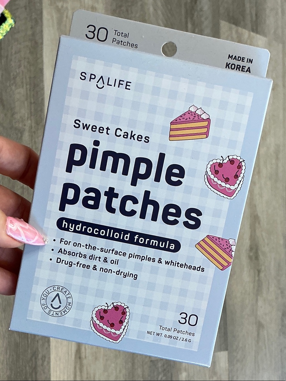SPALIFE Sweet Cakes Pimple Patches in Light Blue